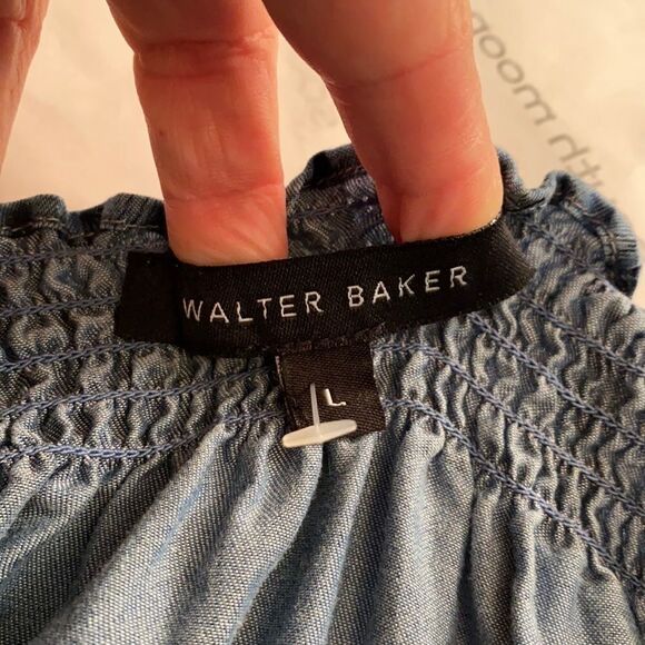 Walter Baker Kaiser Dress Blue L NWOT - Picture 8 of 10
